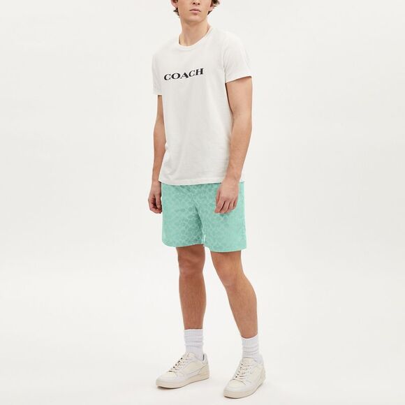 NWT Coach Outlet Signature Swim Trunks - Picture 2 of 5